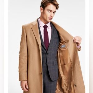 Men's Classic Fit Luxury Wool Cashmere Overcoat
